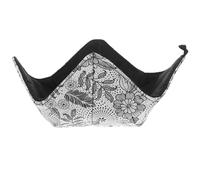 Veemoon Cotton Microwave Bowl Holder Heat Resistant Pot Holder for Heating and Warm Temperature Maintaining, Quilted Black Potholder Protecting Bowl Surface and Easy to Clean