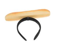 Veemoon Creative Baguette Bread Headband for Women Lightweight Costume Hair Hoop for Live Streaming Parties Festivals Photo Props Unique Food Accessory for All Occasions