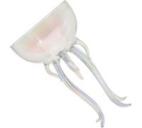 Veemoon Creative Cthulhu Style Octopus Jellyfish 150Ml Cocktail Glass, Tall Unique Goblet for Bar Party Drinks, Single Colored Shell Pattern Wine Cup