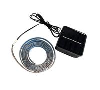 Veemoon Creative Design Basketball Frame Light Strip Colorful Night Training Decorative Lamp Strip Easy to Install Plastic Black for Outdoor Basketball Frame