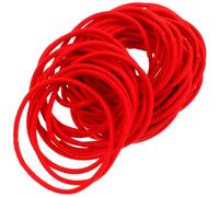 Veemoon Creative Hair Ties Small Rubber Bands for Hair 100Pcs 5.50X5.50X0.20Cm Nylon Stretchable Thin Hairbands Easy to Match Outfits Boys and Girls Daily Dress