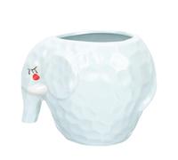 Veemoon Creative Hawaiian Wine a Ceramic Simple Design Cup 480ml Tiki Drinking Cup for Gift with Retro Style and Unique Theme Party Cocktail