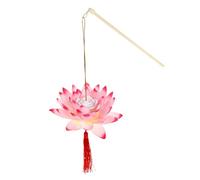 Veemoon Creative Led Lotus Lamp Handheld Decorative Night Light for Festivals Prayer and Garden Use Design for Moon Festival and Special Occasions