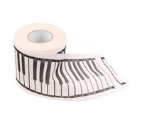 Veemoon Creative Piano Print Toilet Paper Roll Decorative Bathroom Tissue for Music Lovers Unique Artistic Design Soft and Functional Tissue Napkins