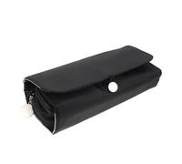 Veemoon Creative Travel Makeup Brush Storage Pouch Makeup Tool Bag for Women Multifunctional Cosmetic Organizer with Expandable Design Black