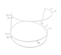 Veemoon Crown Display Stand Organizer for Desktop White Headband Holder Rack Elegant Hairband Storage for Crowns Tiara and Headpieces Easy to Clean and Durable