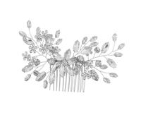 Veemoon Crystal Bridal Hair Comb Rhinestone Hair Accessory for Women Elegant Wedding Headpiece with Durable Design Lightweight Comfortable for Special Ceremonies