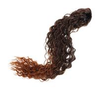 Veemoon Curly Drawstring Ponytail Extension for Women Curly Wig Hair Piece Long Vivid Hair for Braided Hairstyles