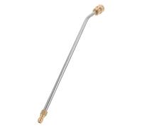 Veemoon Curved Stainless Steel Pressure Washer Extension Wand with Quick Connect for Car Wash Equipment and Agricultural Irrigation Replacement Lance for Reach Cleaning
