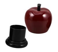 Veemoon Cute Apple Toothpick Holder Dispenser for Home Dining Table Portable Travel Organizer for Toothpicks Floss Cotton Swabs Retro Kitchen Decor Housewarming Idea