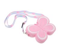 Veemoon Cute Butterfly Silicone Coin Purse for Kids Soft Small Wallet in Pink, Versatile Use for Little Girls, for Decorating A Backpack Or Wearing on The Wrist