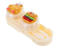 Veemoon Cute Contact Lens Storage Organizer with Drawer Design and Tweezers, Compact and Portable Abs Case for Travel and Other Occasions, Fun and Charming Orthokeratology Lens Travel Case
