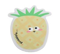 Veemoon Cute Pineapple Mouse Pad Non Slip Base with Smooth Surface and Reinforced Stitched Edges Ergonomic Cartoon Fruit Design for Office Gaming Laptop Use Stylish Desk Accessory