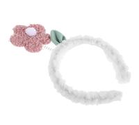 Veemoon Cute with Simple Design Comfortable Material Plush Floral Headband Maintains Shape for Washing Your Face and Keeping Hair in Place for Women and Kids