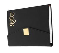 Veemoon Daily Planner Notebook with Thick Paper Pages Portable Compact Notepad for Office Home Meetings Modern Simple Design Yearly Organizer for Task Scheduling and Goal Setting