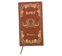 Veemoon Daily Planner Notepad Portable Pocket Schedule Book for Travelers Office Workers Teachers with Day English Planner for Habit Tracking and Appointment Management