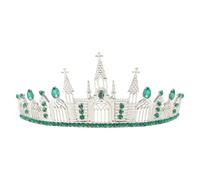 Veemoon Dark-style Crown Headdress Gothic Queen Crown and Princess for Unisex Gothic Cosplay Headpiece for Drama and Prom Occasions Goth Hair Accessories and Costume Party Tiara