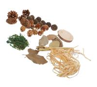 Veemoon Decoration Lifelike Material, Decorative Background Synthetic Retro Wooden Food Photo Props Set Design and for Photography Home and Business