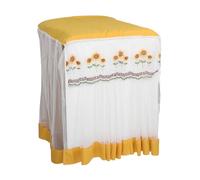 Veemoon Decorative Washer Cover Machine Cover Lace Flower Laundry Decor Uv Ray Protection Material Easy to Install Full Automatic Drum Washer Protector