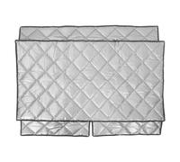 Veemoon Deep Chest Freezer Cover UV Protection Insulated Aluminum Foil Blanket for Ice Cream Refrigerators Dustproof Cover Strong Construction for Year Use