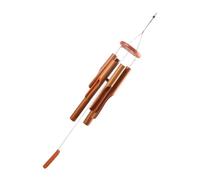 Veemoon Deep Tone Bamboo Wind Chimes Outdoor Hanging Windchime with Natural Bamboo Tubes for Garden Patio Home Decoration and Relaxation