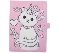 Veemoon Delicate Washable Fabric Book Cover Protective Sleeve Scratch Book Protector for Notebooks and with Cute Cat Pattern