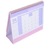 Veemoon Desk Calendar Minimalist Stand Up Table Calendar with Thick Paper and Sturdy Stand Daily Schedule Planner for Home and Office Organization Inspired by Chinese Tradition