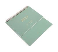 Veemoon Desk Calendar Year Calendar 2024.7-2025.12 Smooth Writing Experience Sturdy Construction Metal Double-wire Binding Minimalist Contemporary Style for Personal Scheduling