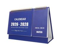 Veemoon Desktop Calendar with Spiral Binding Monthly Daily Appointment Planner for Home Office School Teacher Desk Scheduler with Language Learning Dates and Yearly Planning