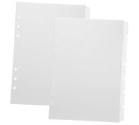 Veemoon Detachable Page Dividers for Book Binder with White Index Tabs Creative Design for Notebook Planner Journal Organization and Quick Reference