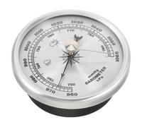 Veemoon Dial and Analog Display, Metal and Plastic Construction Barometric Pressure Gauge with Adjustable Calibration 7cm Diameter, for Indoor Wall Use and Short Trips