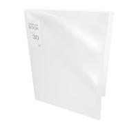 Veemoon Diamond Drawings Portfolio Book A4 Art Folder 30-Page White Plastic Storage Album for 5D Collection and Display