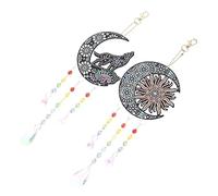 Veemoon Diamonds Wind Chime Diy Diamond Art Painting Kit Delicate Wind Bell Pendant for Home Decor Create Your Own Outdoor Sun Catcher