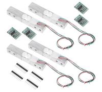 Veemoon Digital Load Cell Weight Sensor Module Stable Long-term Use 5kg 4pcs Hx711 Steel Kitchen Scale Parts for Accurate Measurement and Baking Scale Sensor