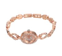 Veemoon Digital Quartz Wrist Watch Fashionable Accessory with Rhinestone Heart Design Alloy Material, Accurate Time Keeping Women for Birthday Gift