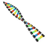 Veemoon Dna Model Kit, Dna Model Double Helix Molecular Kit Teaching Display Structure for School Student Science Teaching Educational Learning