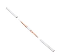Veemoon Double End Nail Art Liner Brush with Metal Rod and Cap Thin Nail Painting Pen Comfortable Holding and Portable Design