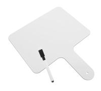 Veemoon Double-sided Handheld Whiteboard Answer Paddle with Marker Portable Dry Erase Writing Board for Classroom Teaching Scoreboard Easy to Wipe and Reuse