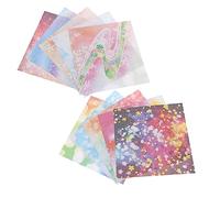Veemoon Double Sided Origami Paper Colorful Square Folding Paper with Sea of Flowers Pattern Premium Safe Material for DIY Crafts Art Projects Party Decoration and School Use