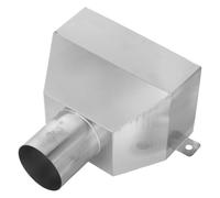 Veemoon Downspout Collector Sturdy for Stainless Steel, Rust Proof Gutter Downspout Guard Roof Drainage System Universal Compatibility for PVC Pipes, for Contractor Roof Renovation