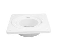 Veemoon Dryer Vent Connector Kit White Plastic Leakproof Versatile Connector for Dryer and Exhaust Hose Wall Flange Plate Suitable for Laundry Room Venting