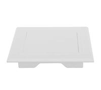 Veemoon Drywall Wall Access Panel Door 100x100mm with Hinged Opening White Plumbing Inspection Cover Plate for Bathroom and Ceiling Service