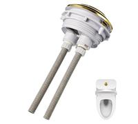 Veemoon Dual Flush Toilet Random Color Push Button Replacement with Extra Long Rod Design Abs Plastic Toilet Tank Button Sturdy Universal for Family and Hotel Use Water Tank