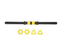 Veemoon Dumbbell Connecting Stick Barbell Connector with Double Nuts 45cm Fitness Dumbbell Bar Universal Extension for Home Gym Strength Training