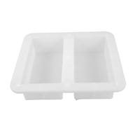 Veemoon Dutch Brick Mold Concrete Decorative Moulds Hollow Blocks Cement Paver Mold for Outdoor Landscaping 20X10X6.2Cm White Plastic