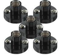 Veemoon E10 Screw Lamp Holder 5Pcs Mini Light Bulb Socket for Home and Commercial Fixture Replacement