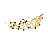 Veemoon Egyptian Snake Crown Headpiece with Rhinestones for Bride Wedding Tiaras Costume Party Hair Accessory for Women Halloween Birthday Celebration Mystical Ancient Design