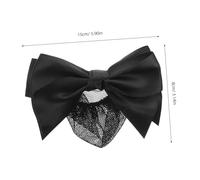 Veemoon Elastic Mesh Hair Bun Holder with Elegant Bowknot Secure Non-slip Hair Snood for Women Comfortable Professional Hairnet for Office Ballet Dance and Formal Events