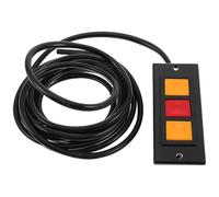 Veemoon Electric Roll-up Door Pushbutton Control Switch with 3 Meter Cable, Wall-mounted Garage Door Opener Replacement for Commercial Shutter Maintenance and Automation