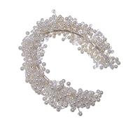 Veemoon Elegant Pearl Bridal Headband - Stunning Wedding Hair Accessories with Crystal Details - Perfect for Brides Bachelorette Parties and Special Occasions Hairband Headdress for a